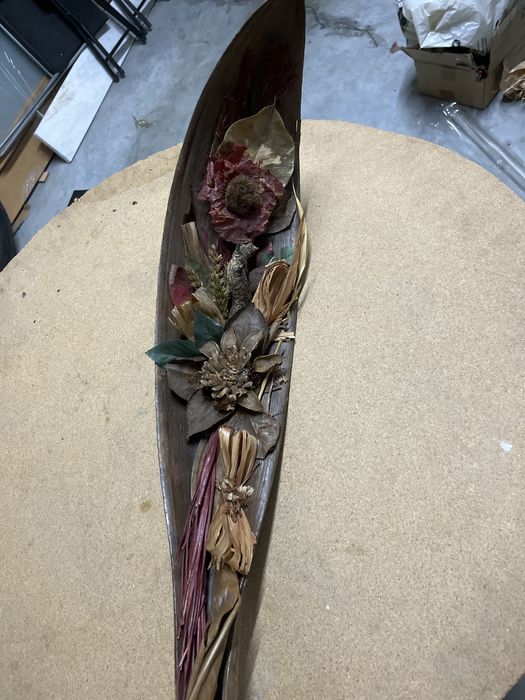 Arranjo com flores secas