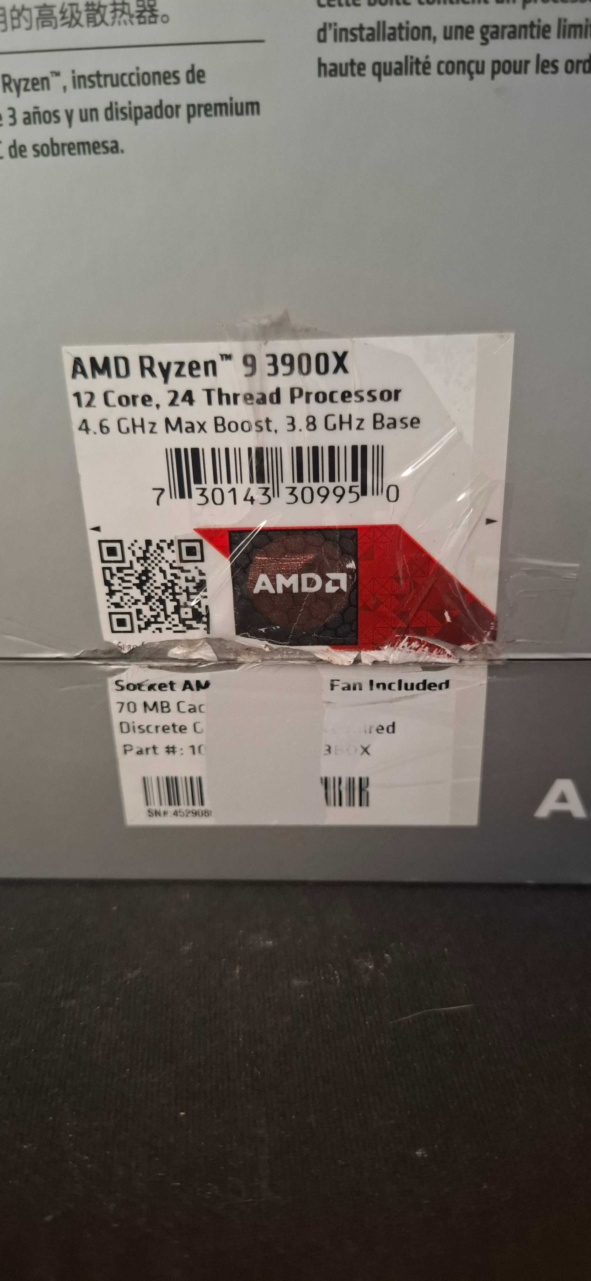 AMD Ryzen 9 3900X | Socket AM4 | Chłodzenie Wraith Prism
