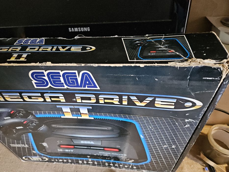 Caixa para consola megadrive