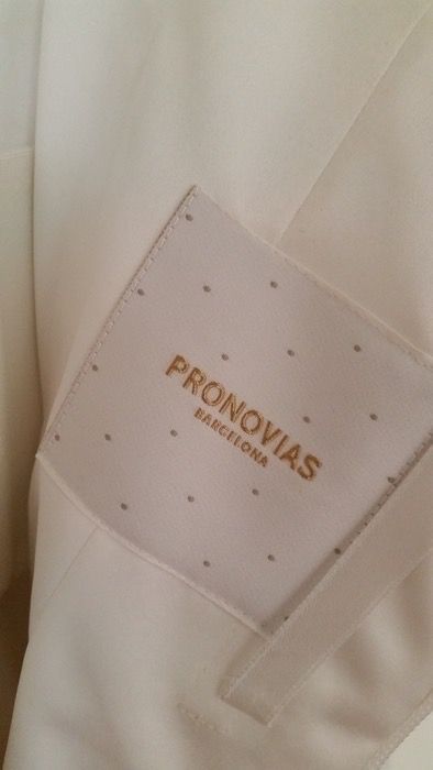 Suknia Sukienka Boho Ślubna Pronovias Obdulia 36 Oryginalna welon