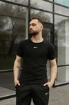 Футболка чоловіча Nike чорна. Мужская черная футболка Найк.
