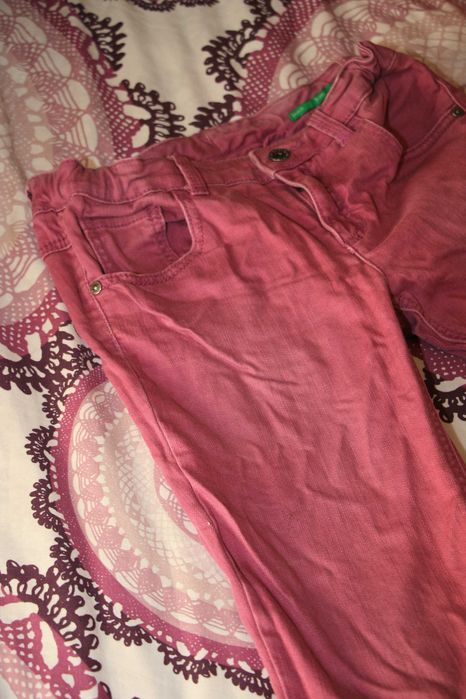 Calças Ganga Rosa United Colors of Benetton