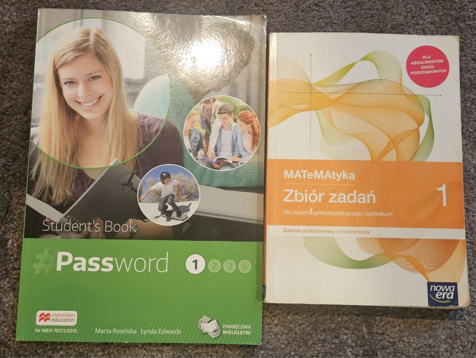 Zestaw książek do liceum/technikum klasa 1-3