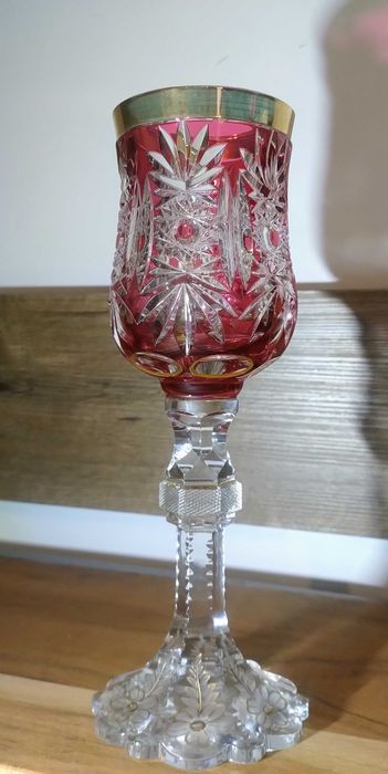 Cudny Kielich huta Józefina 1910r Alexander Pfohl Remer Nachtman Antyk