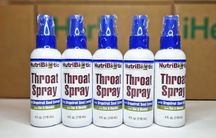 NutriBiotic Throat Spray, cпрей для горла, екстракт насіння грейпфрута