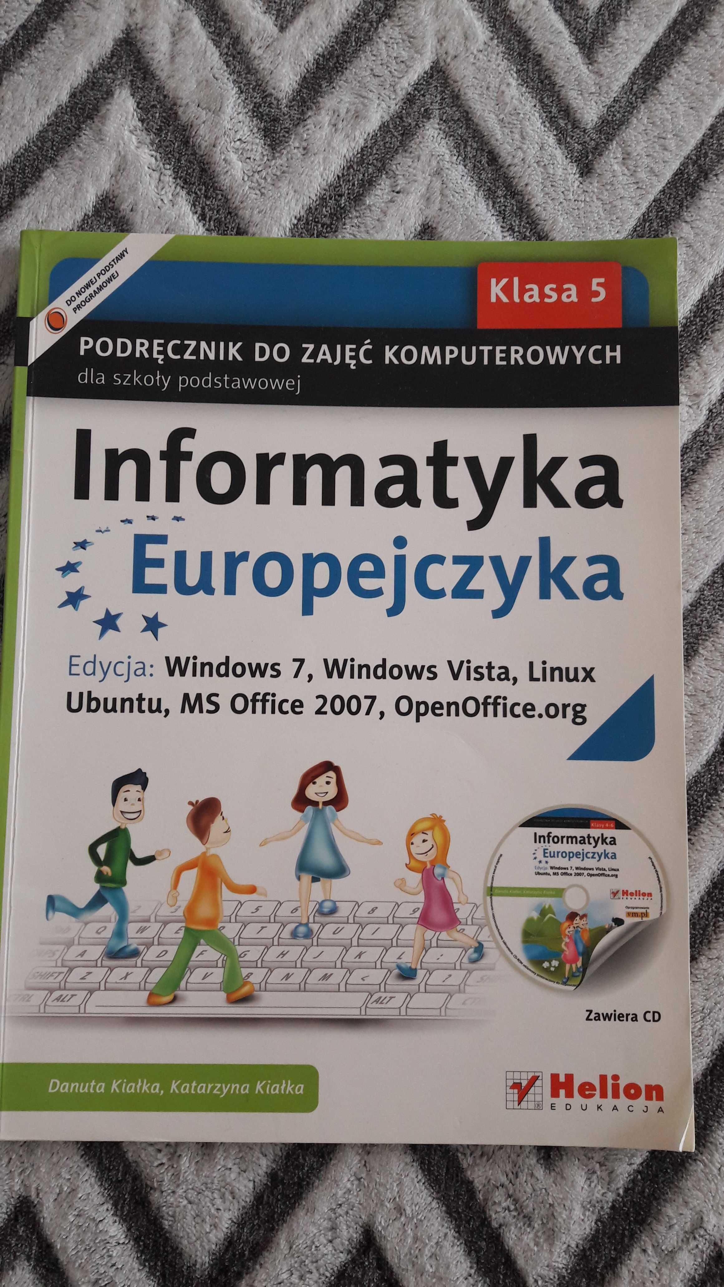 Informatyka Europejczyka klasa 5 podręcznik dla szkoły podstawowej