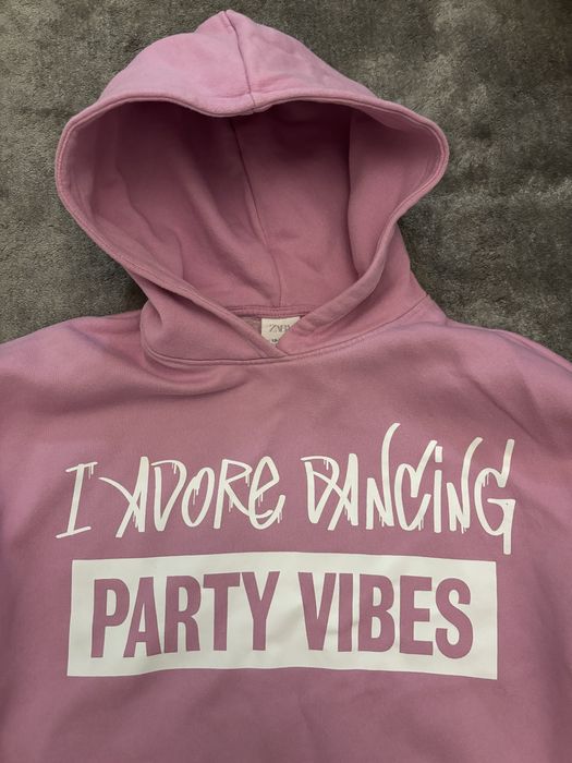 Zara dres różowy 164 bluza z kapturem i spodnie