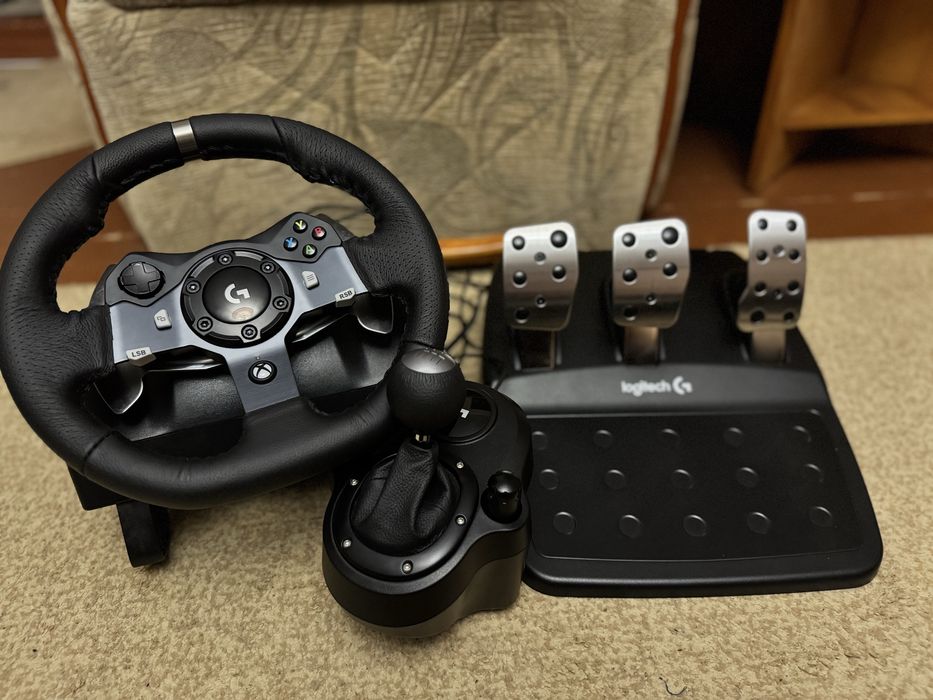 руль Logitech g920 + Shifter
