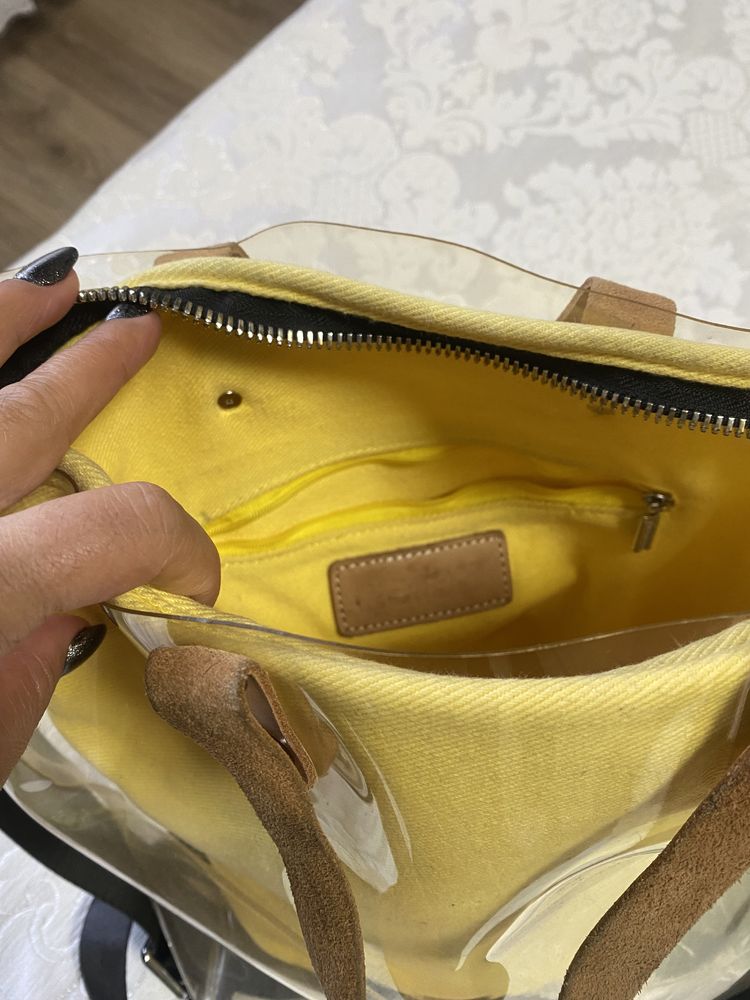 Женская  сумка желтый цвет из бренда Welfare