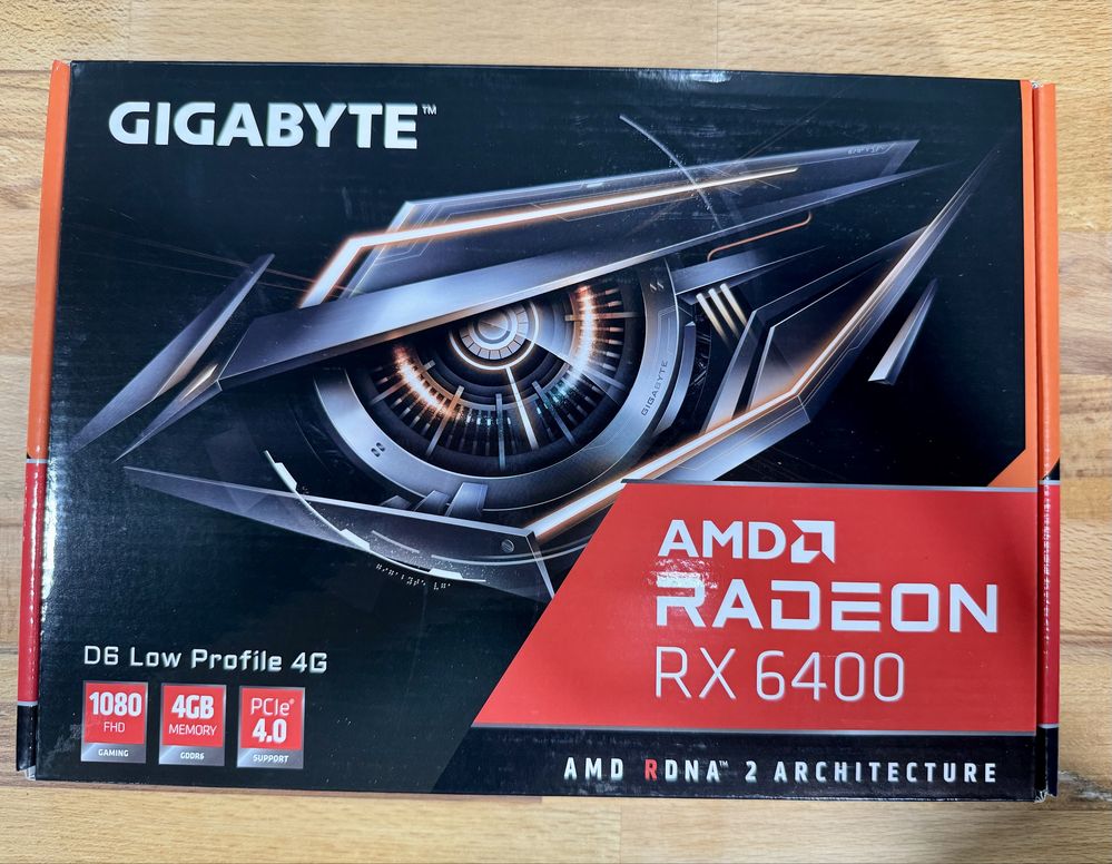 Placa gráfica AMD Radeon RX 6400 LP 4 Gb