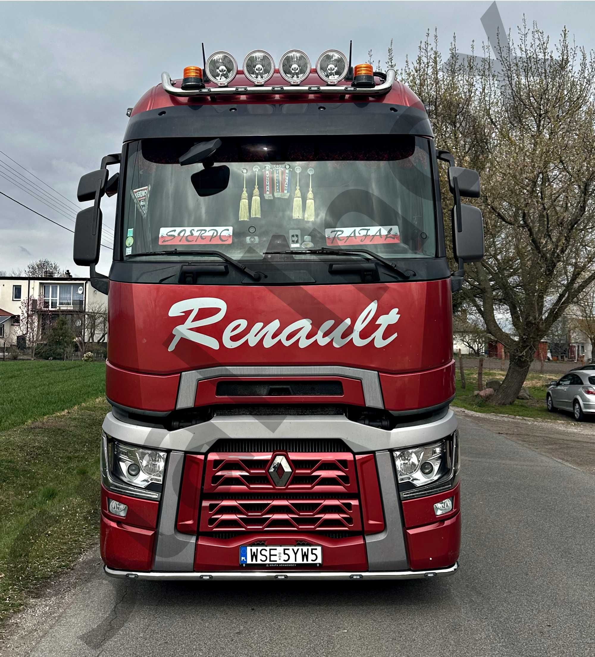 Orurowanie górne ze stali nierdzewnej Renault Gamma T
