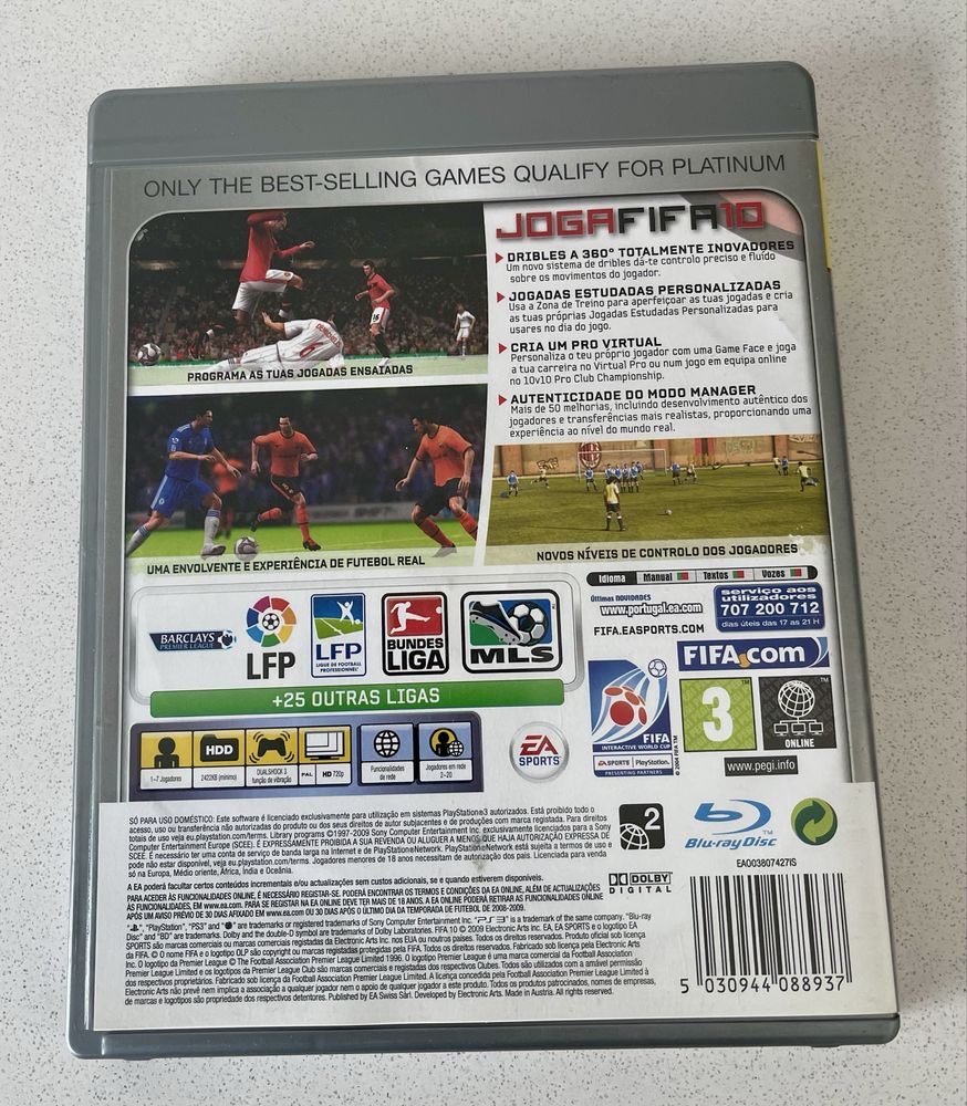 PS3 - FIFA 10 (Platinum)