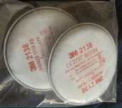 Filtru 3m 2138 po terminie, Półmaska lakiernicza 3M 6300,Nauszniki 3M