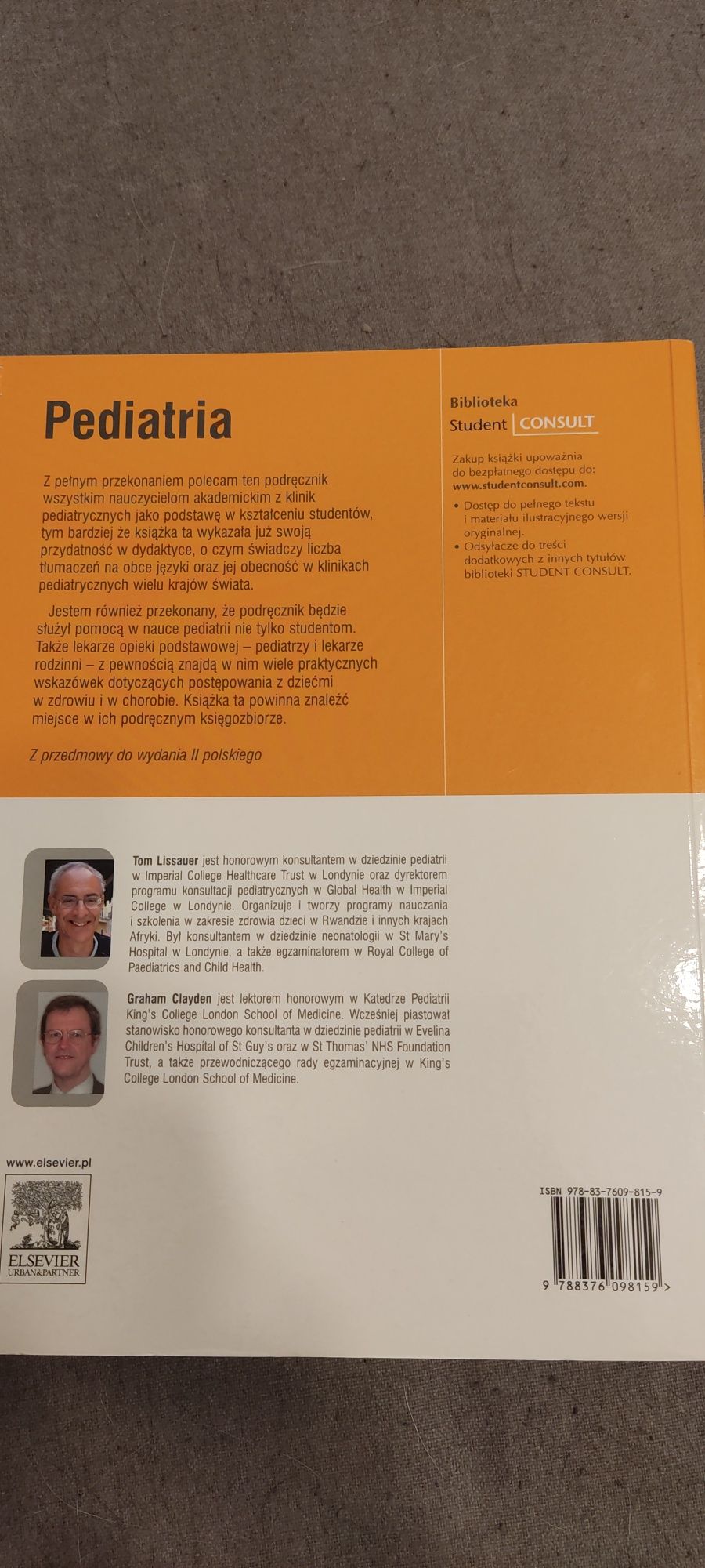 Pediatria Tom Lissauer Graham Clayden
