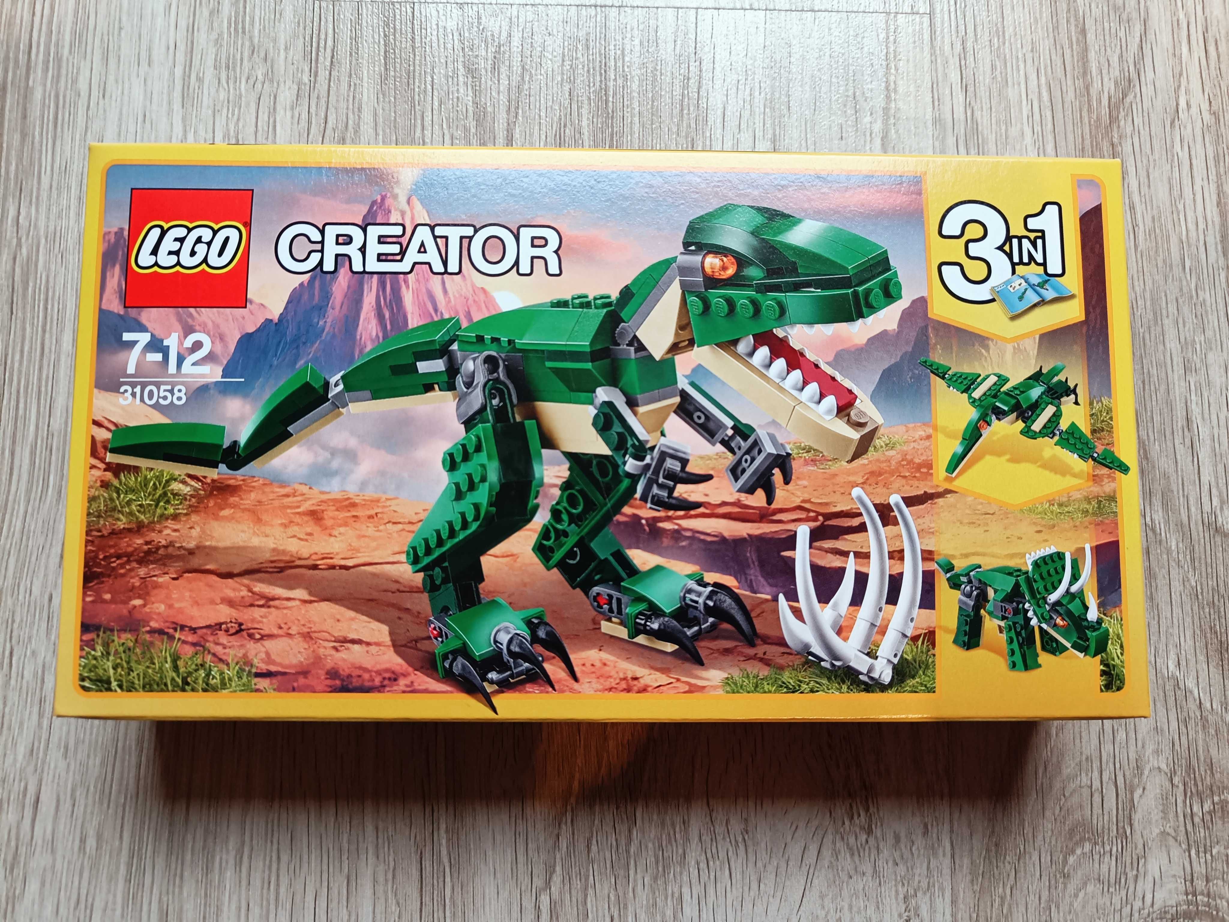 NOWE Klocki Lego 31058 Creator 3w1 - Potężne dinozaury