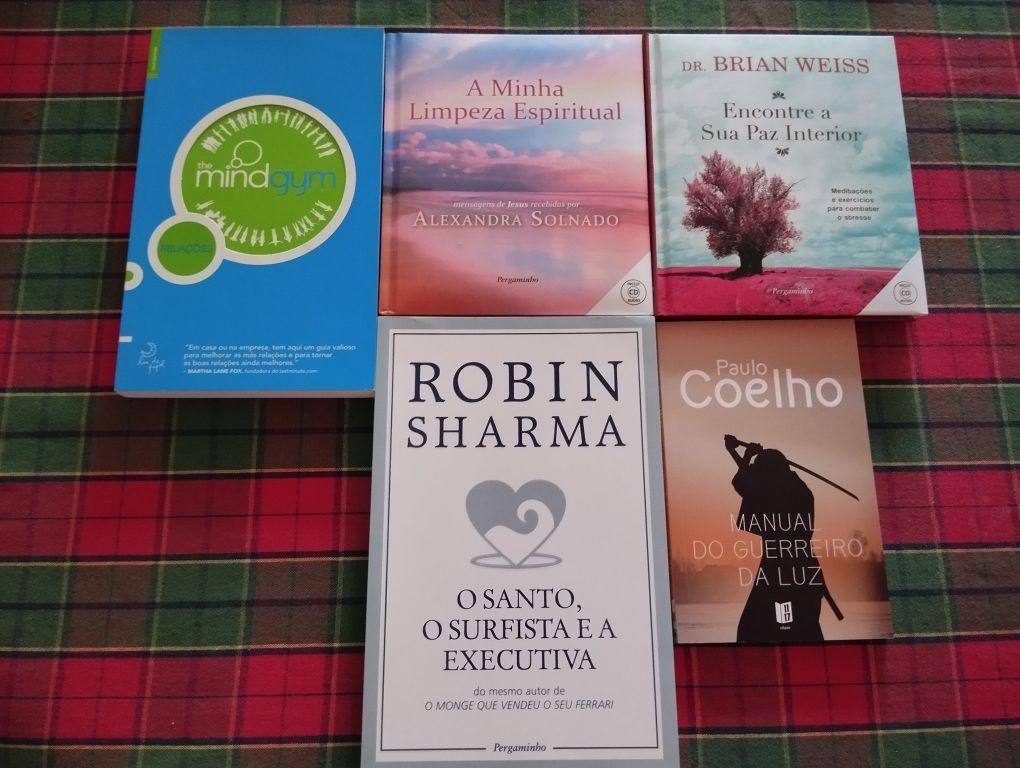 Livros sobre espiritualidade, meditação e ajuda pessoal