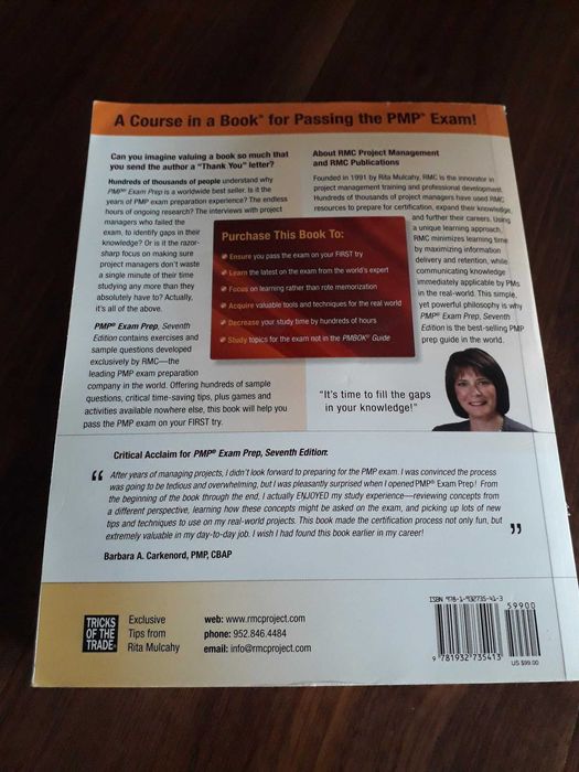 Livro de preparação para o curso PMP