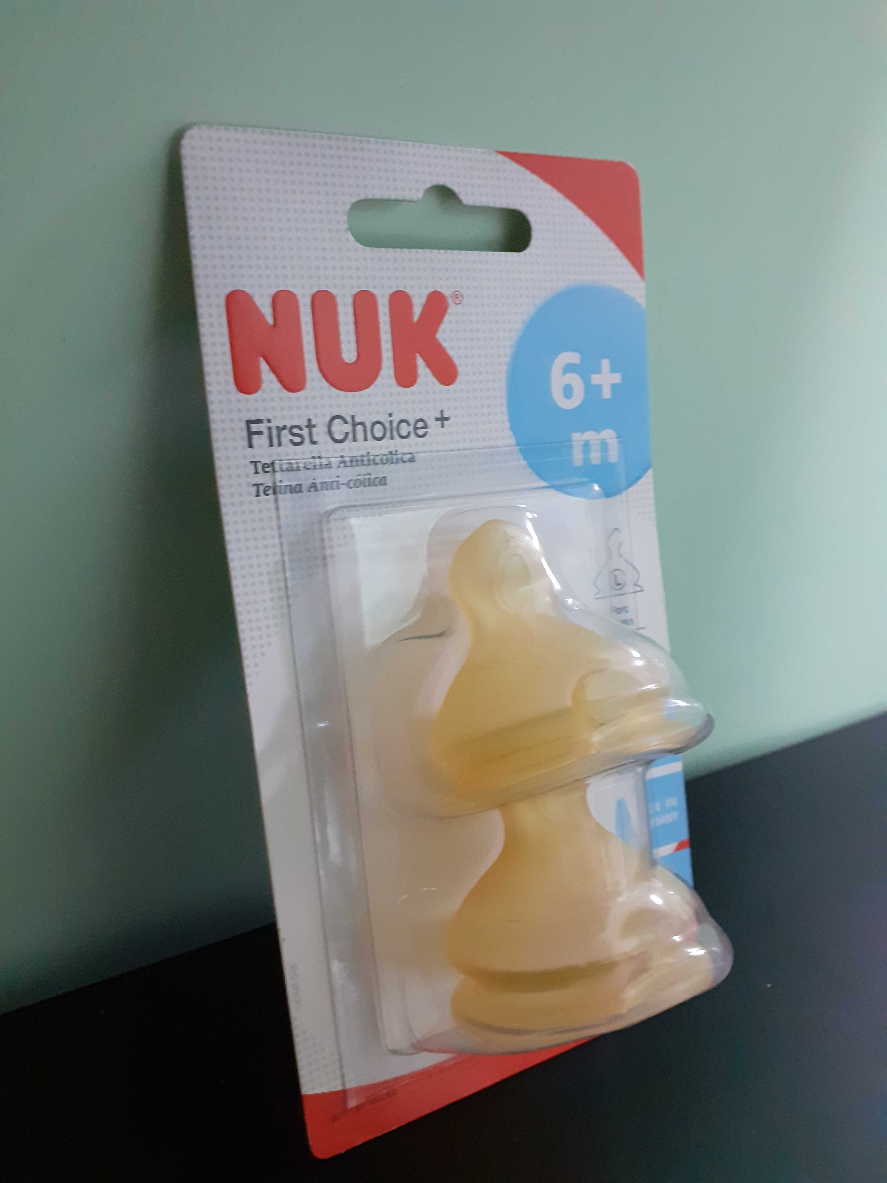 Nuk tetina para biberão +6m