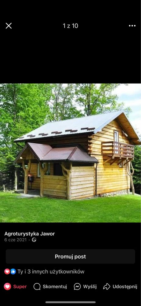 Domki Agroturystyka ,,Jawor” Wolne terminy na wakacje!