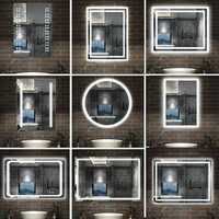 ‼️ Прямоугольное зеркало с фронтальной подсветкой 60*80 см для ванной.
