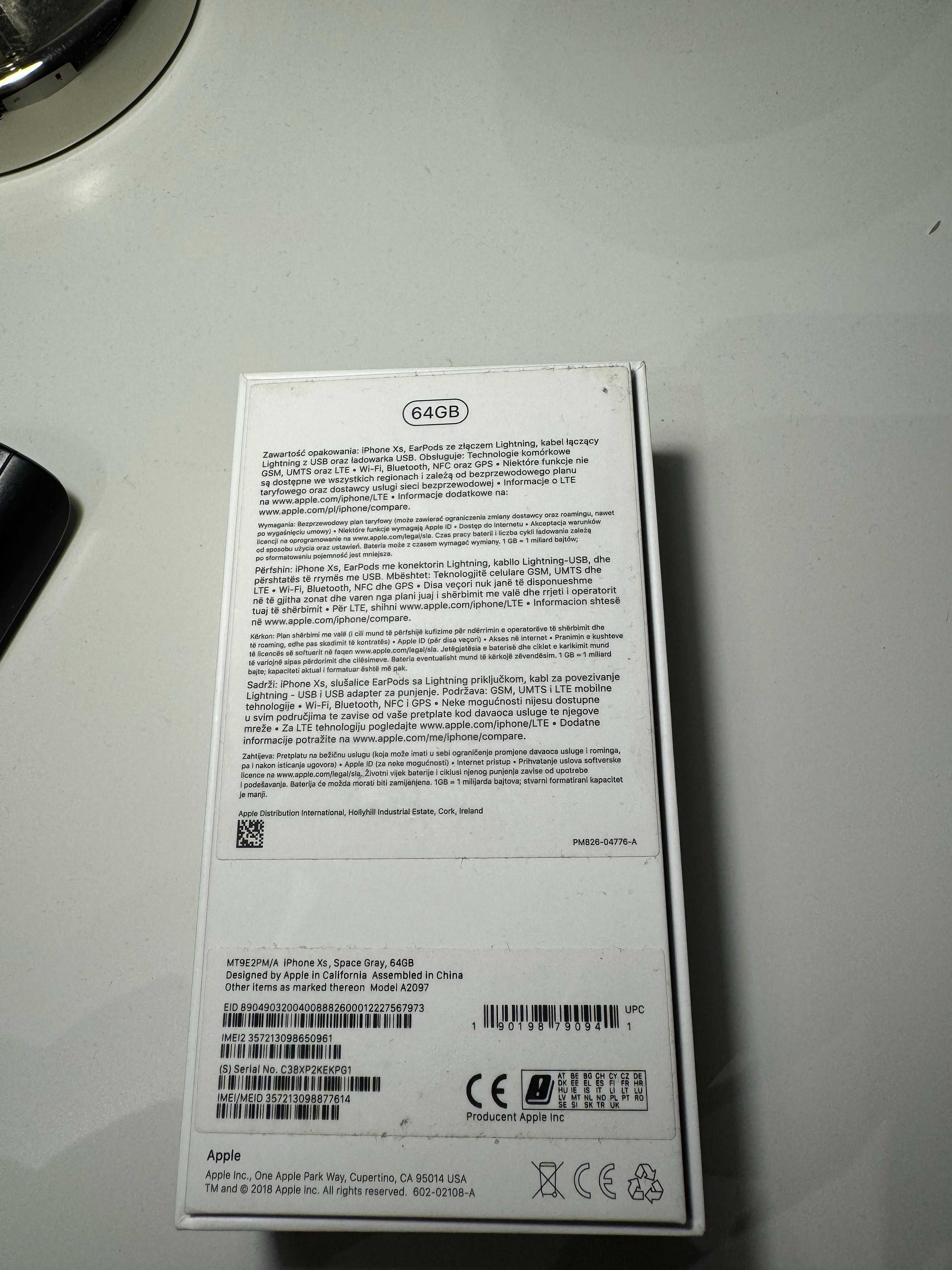 iPhone XS 64 GB Space Grey - Bateria 76%!