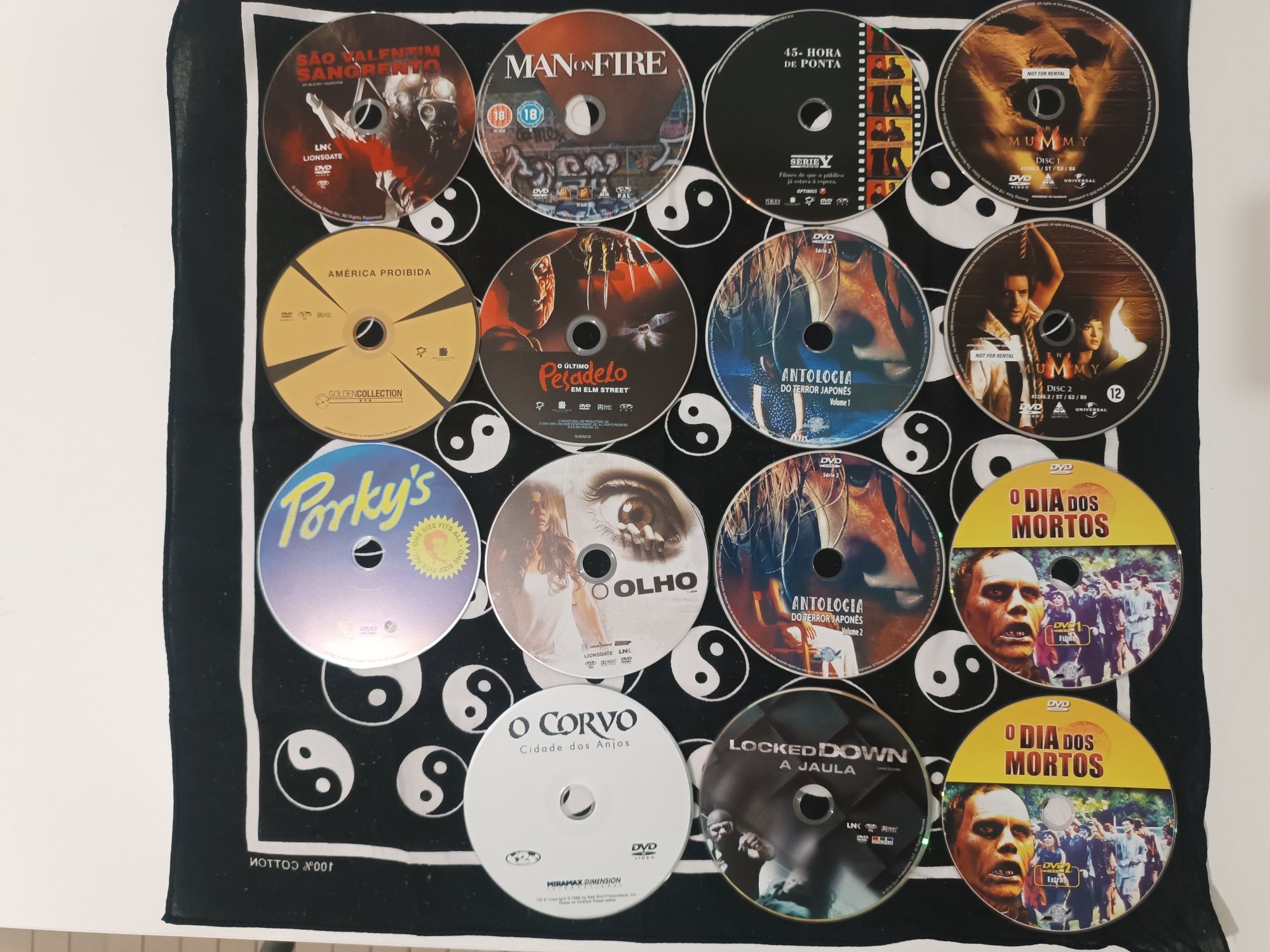 DVDs sem caixa a funcionar