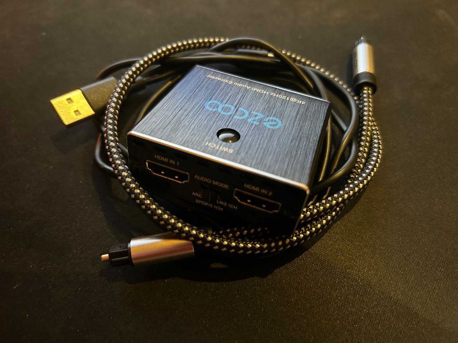 Extrator Audio & HDMI Switch - 4K 120Hz (HDMI)