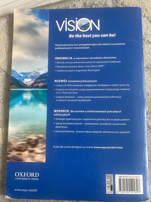 Vision 2 A2/B1 podręcznik i zeszyt ćwiczeń dla liceów i techników.