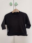 Modna bluza BOOSO 80 / 86 czarna asymetryczna X