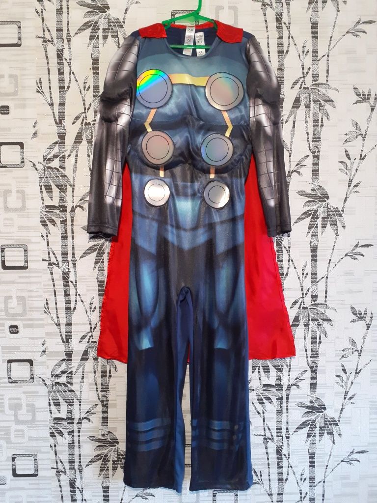 Карнавальний костюм на 7-8 років Тор Месники Марвел супергерой Marvel