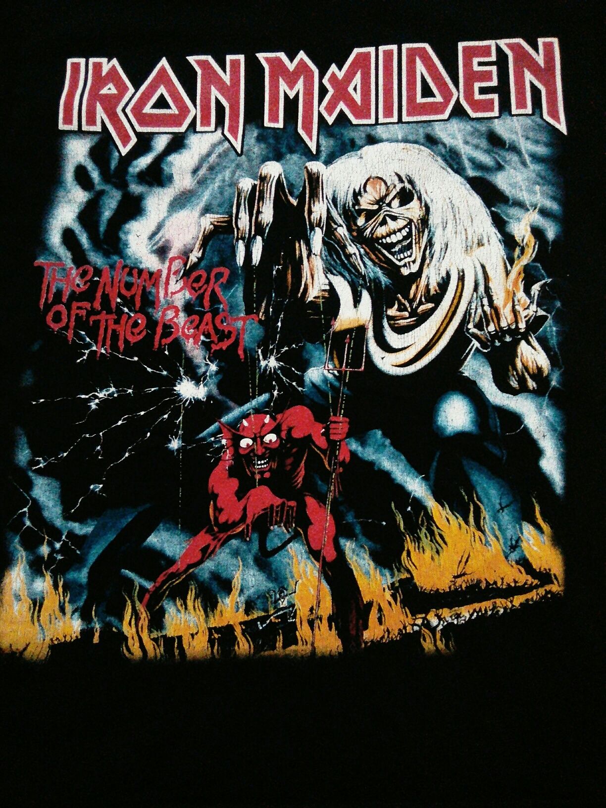 Iron Maiden футболка коллекционная