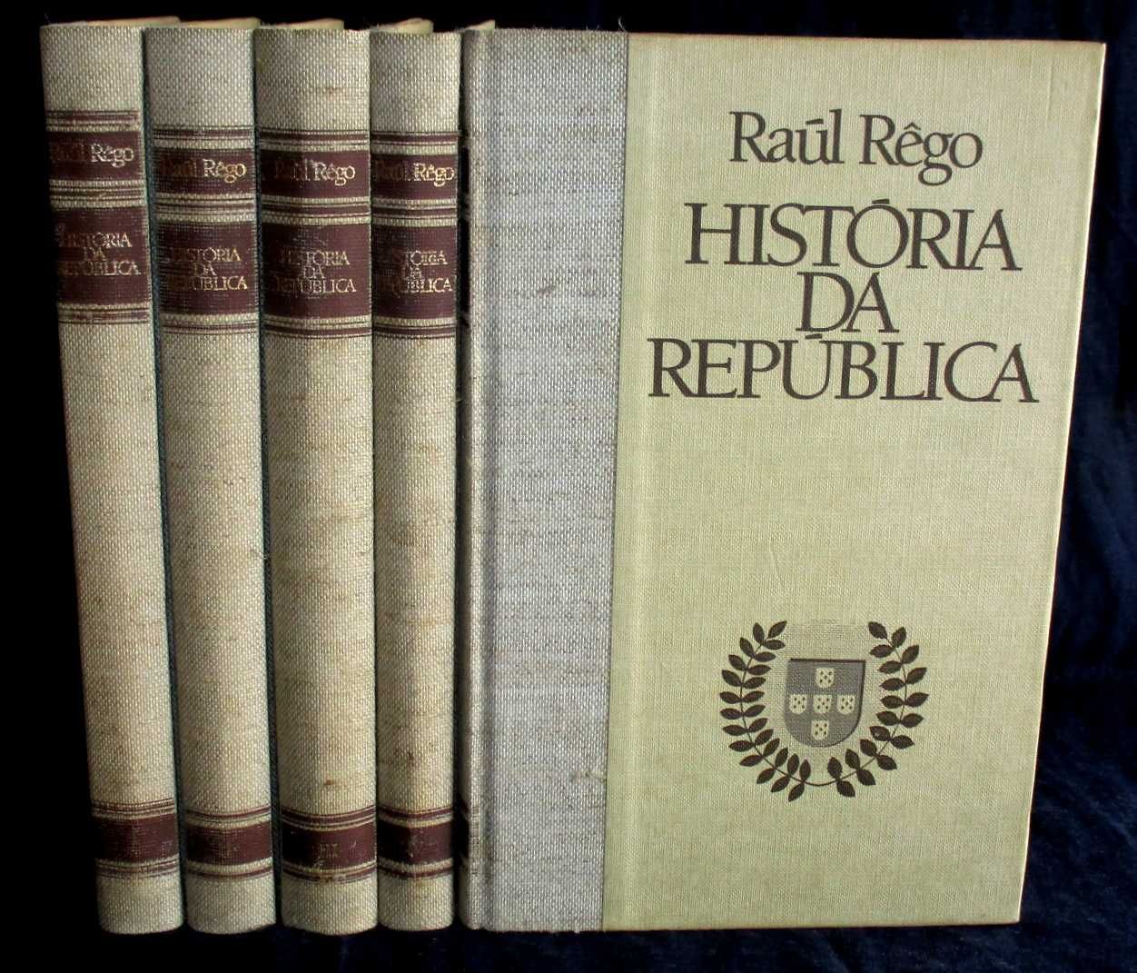 Livros História da República Raúl Rêgo 5 volumes Completo