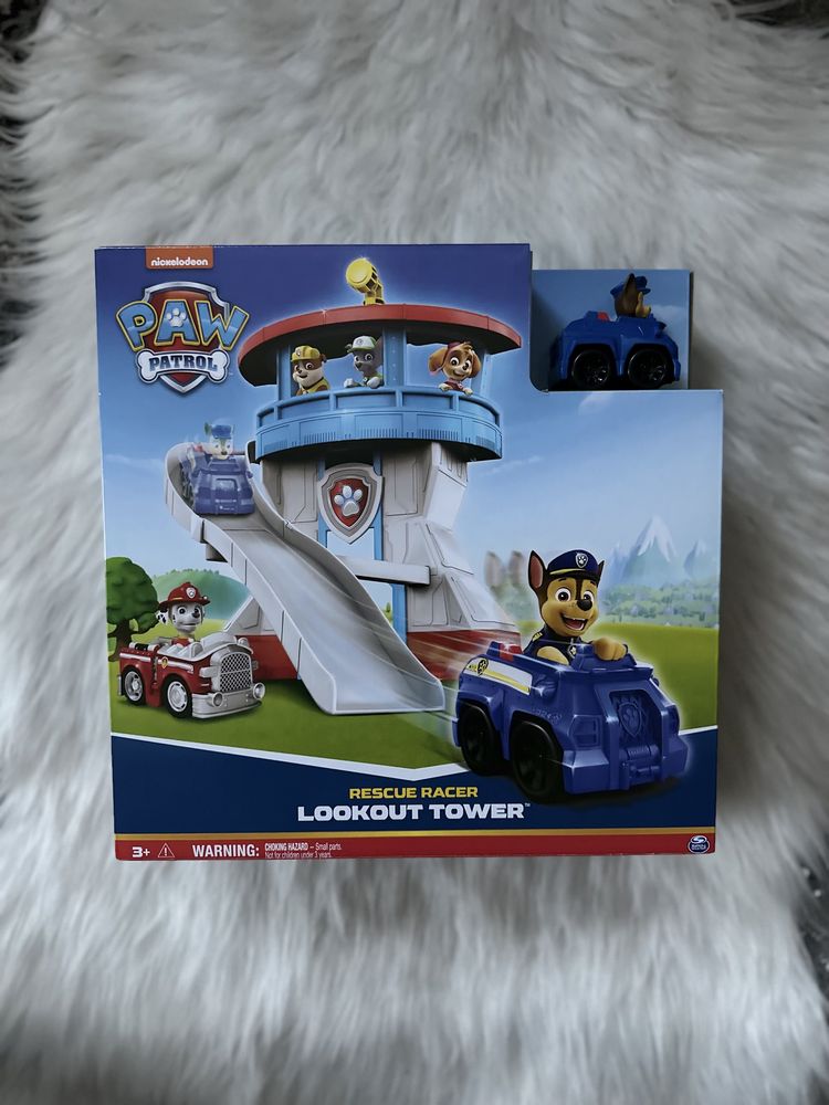 Nowa wieża obserwacyjna Psi Patrol ze zjeżdżalnią Paw Patrol Chase