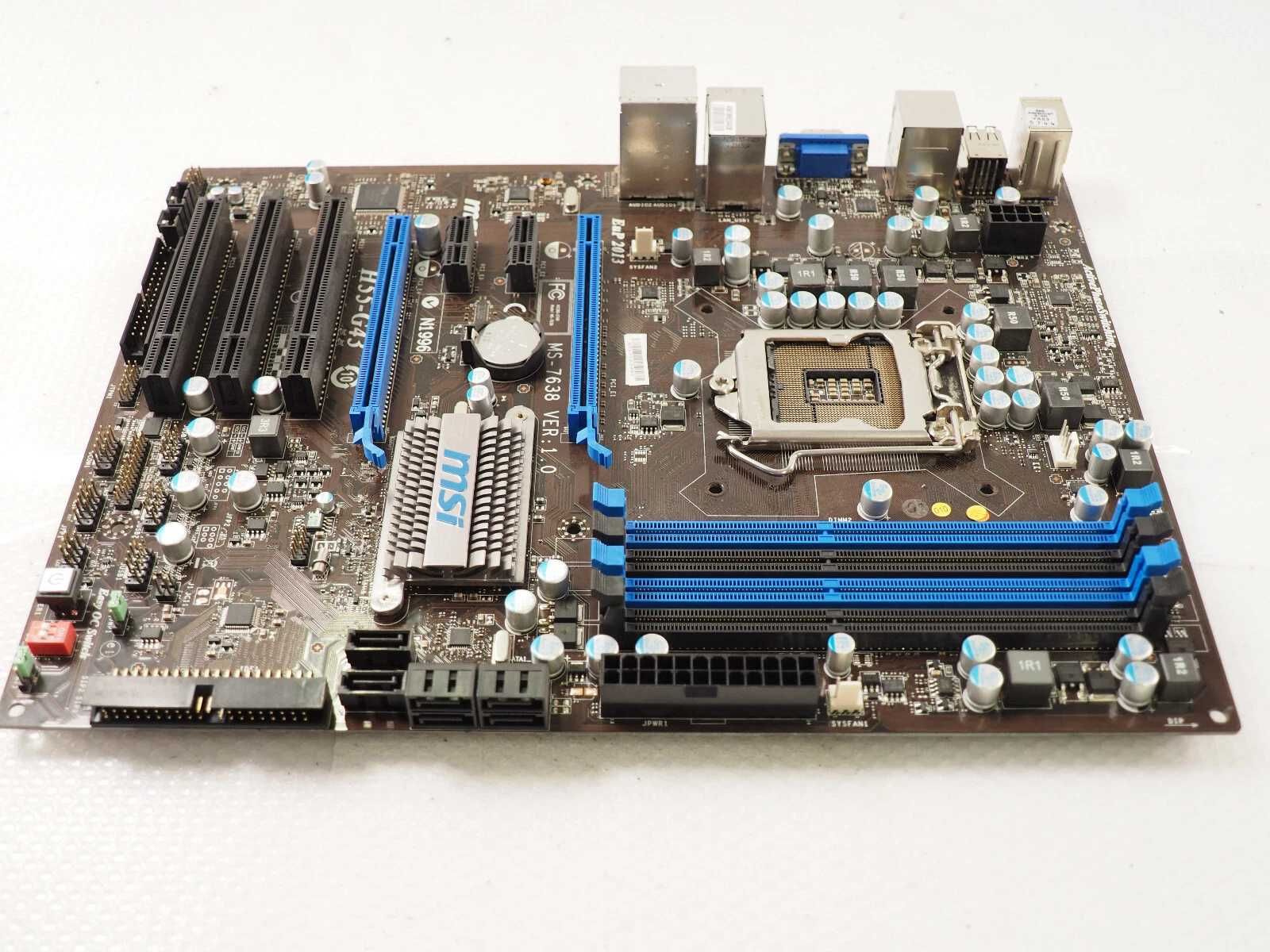 MSI H55-G43 Socket 1156 Материнська плата H55 PCI-Ex16 Core i3/i5/i7