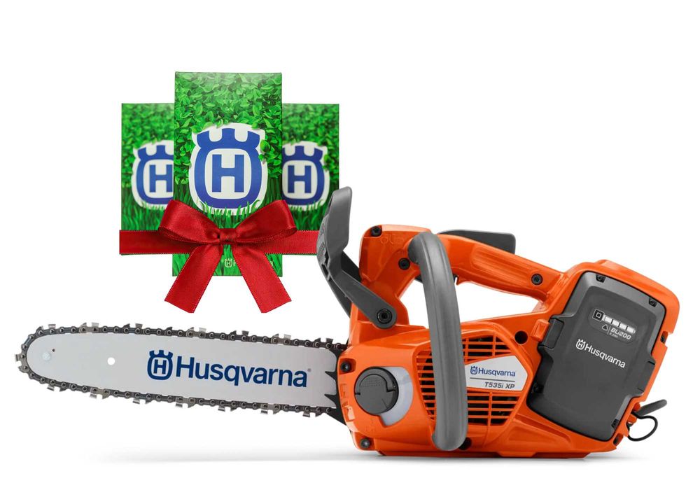 Pilarka aku. Husqvarna T535i XP górny uchwyt, dla arborystów + prezent
