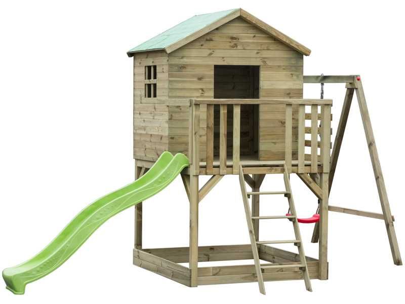 Sebken 20C plac zabaw dla dzieci huśtawka ślizg domek