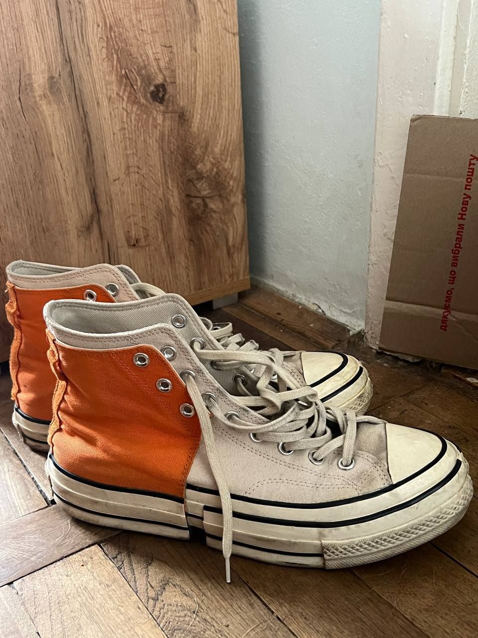 Кеди converse x Feng Chen Wang Chuck 70 2-in-1 Persimmon Orange
