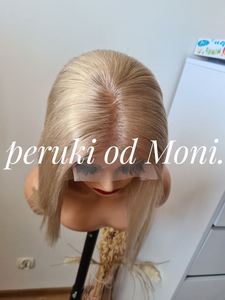 Peruka jasny beżowy blond