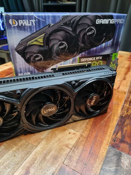 Karta graficzna Palit RTX 5080 16GB(NOWA!, fv) -mały defekt