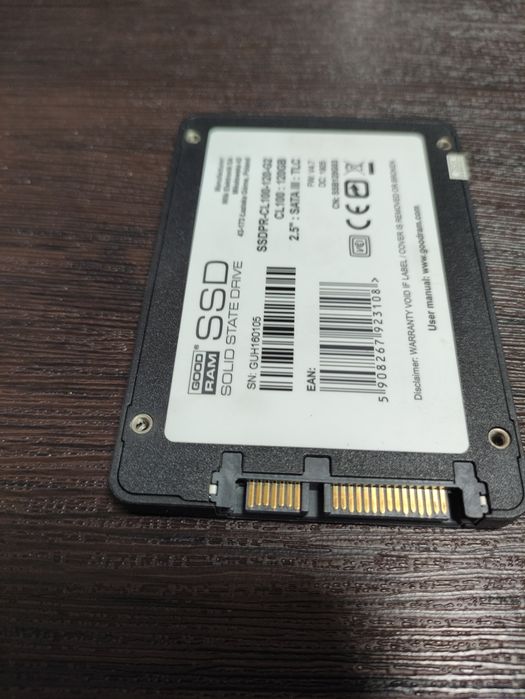 SSD GOOD RAM 120GB в робочому стані.