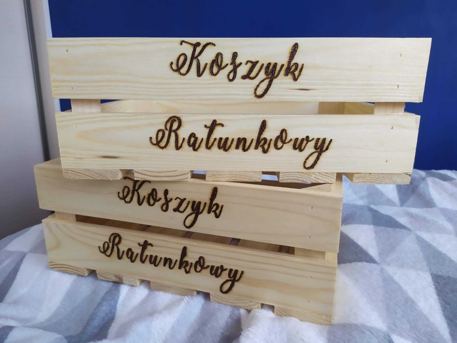 Koszyki ratunkowe + tabliczki