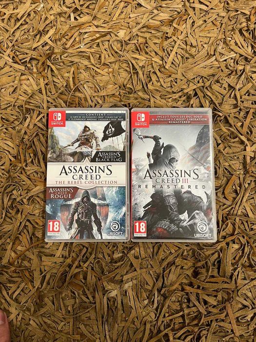 Conjunto de jogos assassin's creed para switch collection