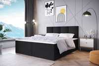 Łóżko kontynentalne tapicerowane DREAM 140/ 160/ 180x200 z pojemnikami
