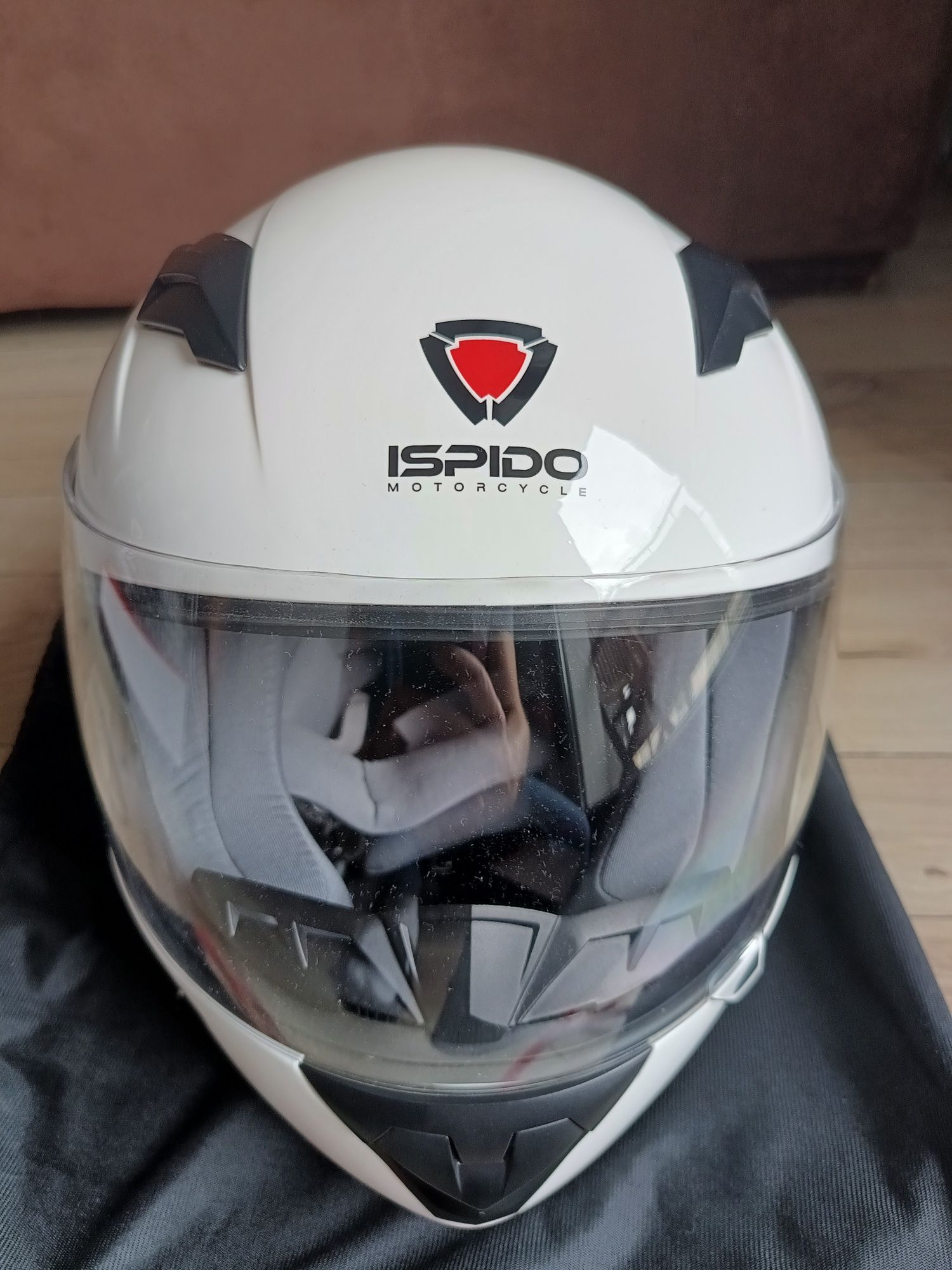 Kask motocyklowy dziecięcy Ispido L jak Nowy