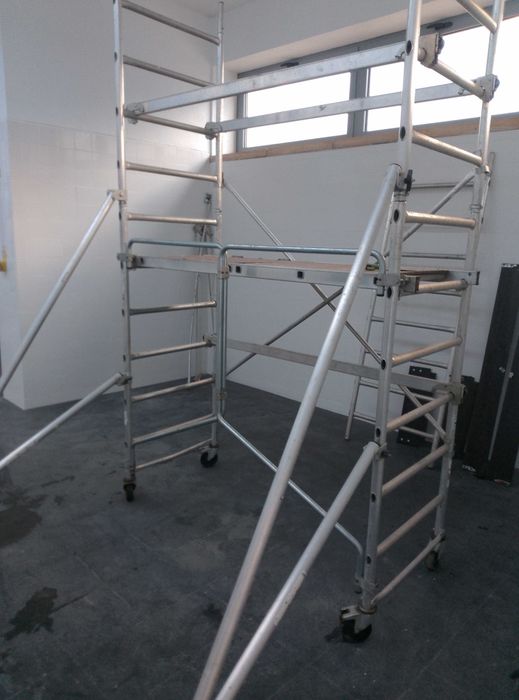 Plataforma de andaime em alumínio