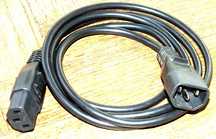 Kabel zasilający 230V 1,5 m przedłużacz TV sprz. RTV AGD komputerowego