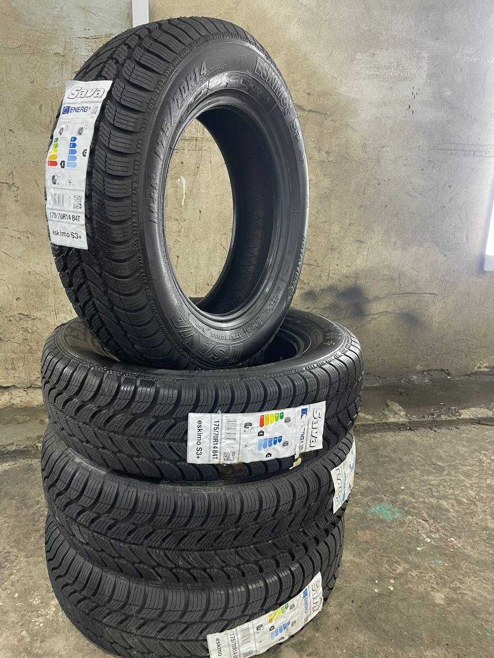 Шины Sava Eskimo S3+ 175/70 R14 84T Новые 4шт Комплект Зима