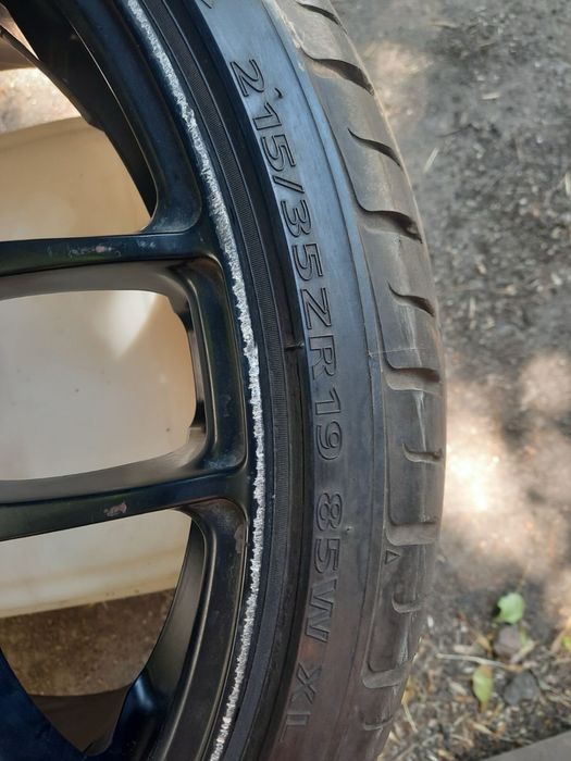 Диски BBS Made in China R19 + шини G2 Rotation (3 шт.)