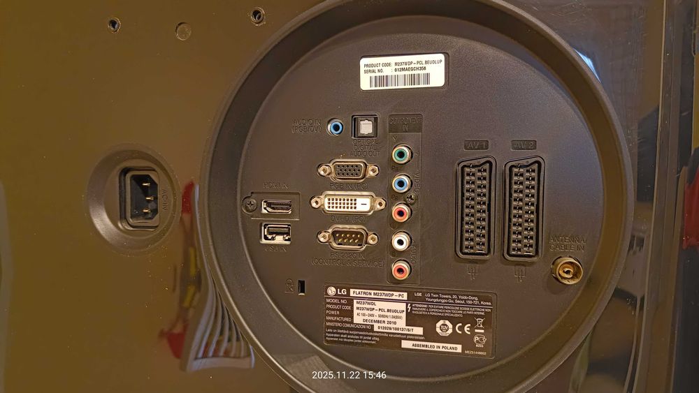 Tv / Monitor Lcd 23 cale LG Flatron Full Hd M237WDP