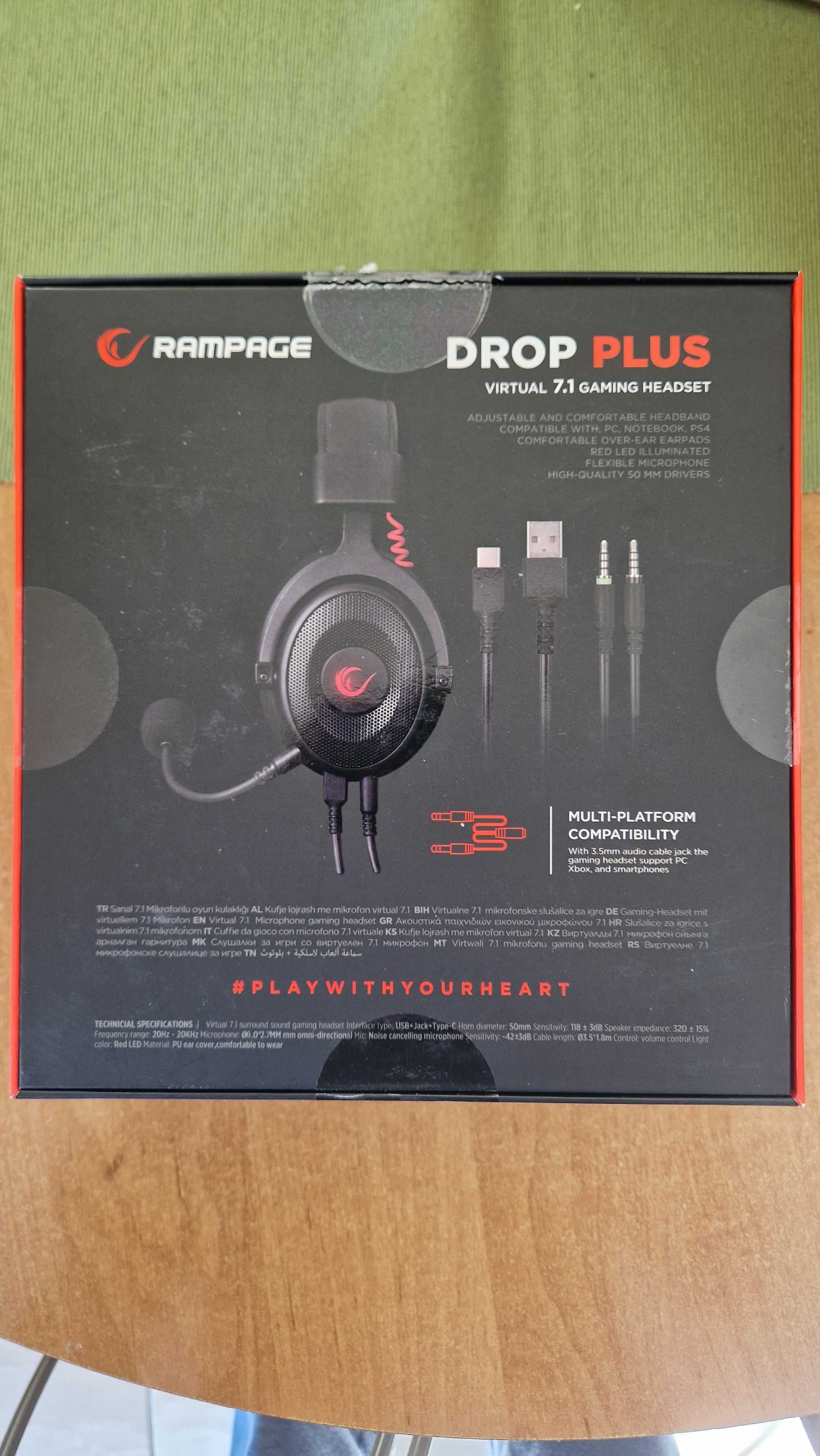 Słuchawki Rampage Drop Plus 7.1